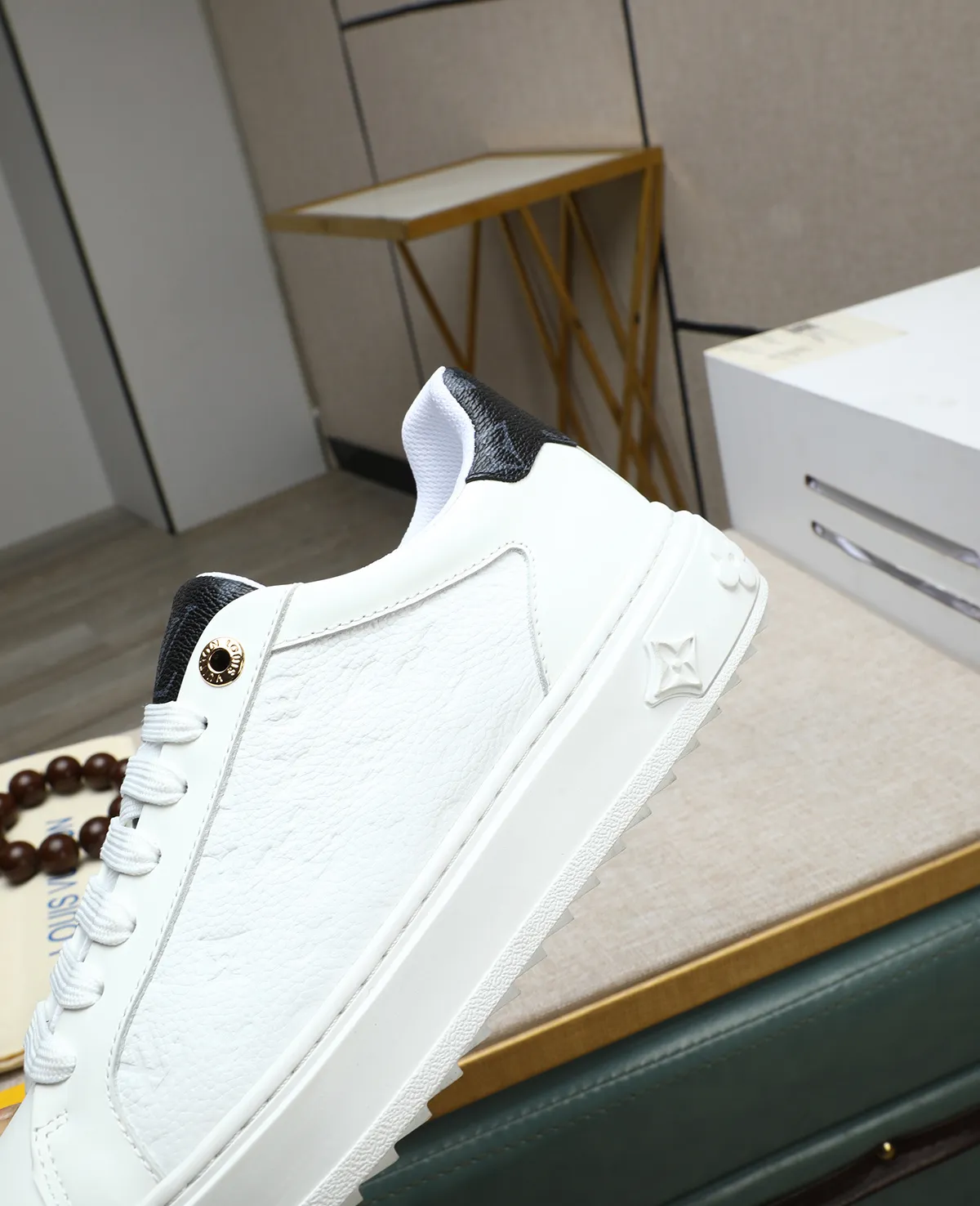 Men's men's shoes 💰540 📛📛(Niuli) high-end [LOUIS VUITTON] Louis Vuitton official website synchronized new products 👟Milan fashion catwalk style 🇰🇾🇰🇾LV family logo, celebrity style, a must-have for fashionistas ⚠️Top-layer calfskin ➕Cow leather lining ➕Mesh lining Official website original special outsole👞Number 38-44